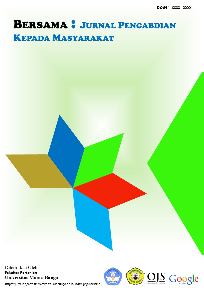 					View Vol. 3 No. 2 (2025): Bersama: Jurnal Pengabdian Kepada Masyarakat (On Going)
				